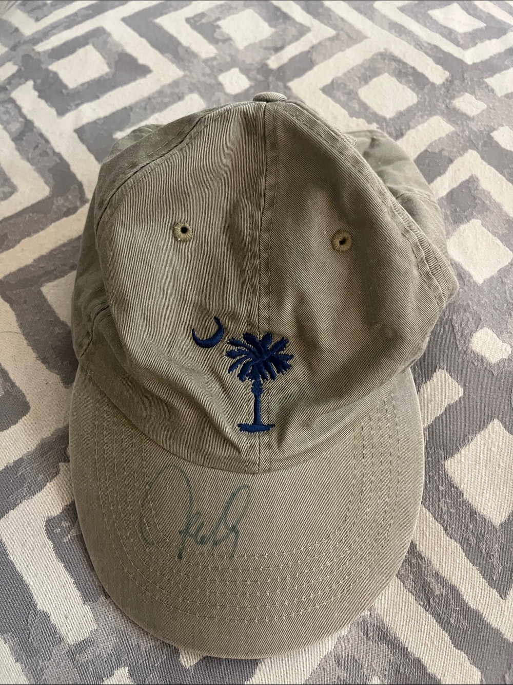 ❤️ 6 for 20 ❤️ Signed Palmetto State logo Embroidered Baseball Cap